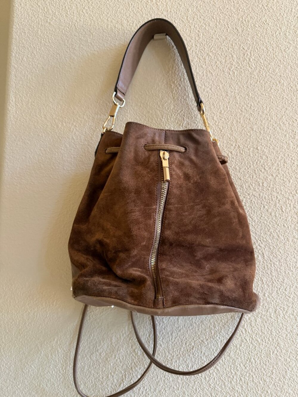 Elizabeth and James leather convertible backpack.